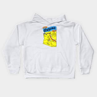 1960s Arizona, The Grand Canyon State Kids Hoodie